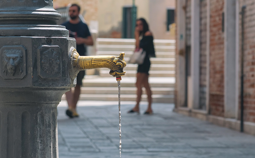 Βενετία: Έφτιαξαν χάρτη με τις δημόσιες βρύσες για να μειώσουν τη χρήση πλαστικών μπουκαλιών