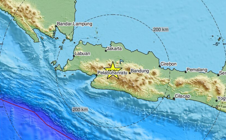 Σεισμός 5,4 Ρίχτερ στην Ινδονησία: Εκκενώθηκαν γραφεία στην Τζακάρτα