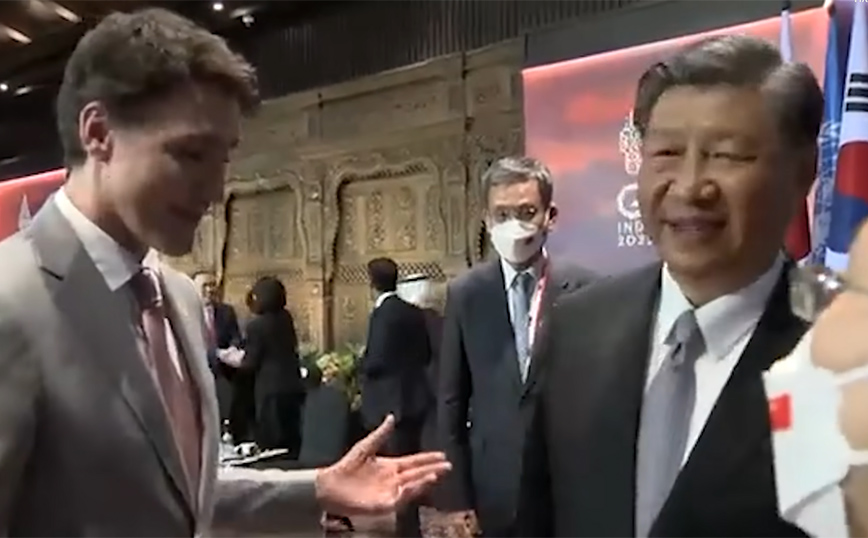Κίνα: Διαψεύδει ότι ο Σι Τζινπίνγκ «κατσάδιασε» τον Τριντό στην G20