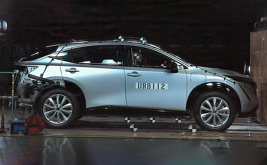 Crash test για το Nissan Ariya: Φθορά ή αφθαρσία μέσα σε 1/1000ο του δευτερολέπτου