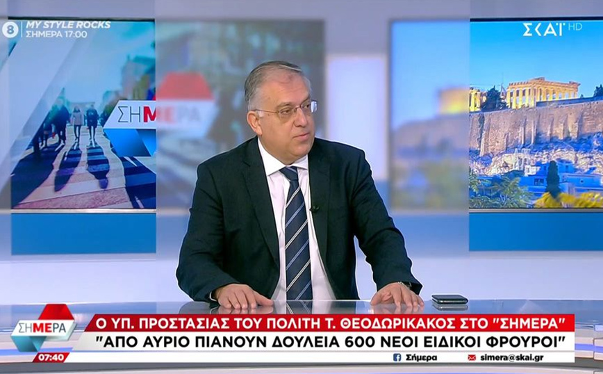 Τάκης Θεοδωρικάκος: Στα αστυνομικά τμήματα το Σάββατο οι 600 ειδικοί φρουροί &#8211; Πώς τοποθετούνται