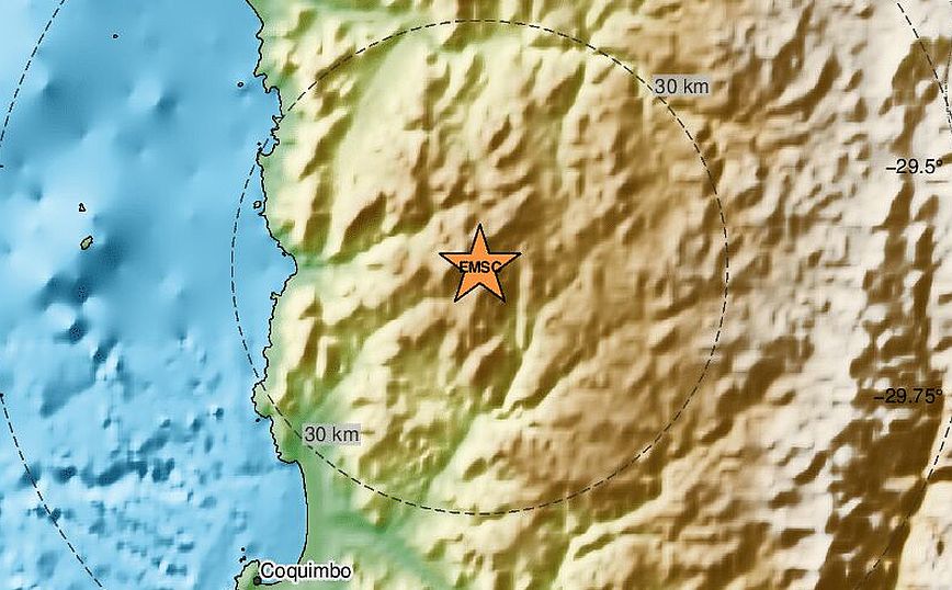 Σεισμός 5,5 Ρίχτερ ταρακούνησε τη Χιλή