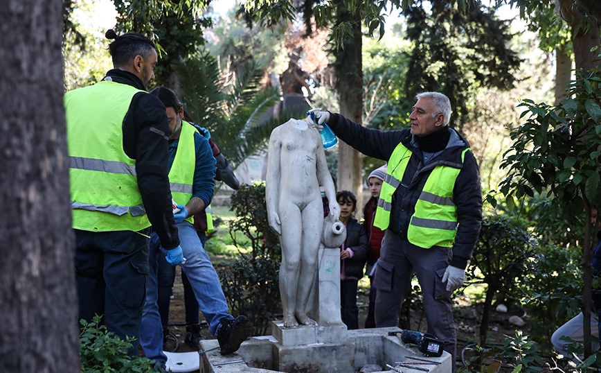 Ο δήμος Αθηναίων φροντίζει τα υπαίθρια γλυπτά που βρίσκονται στο κέντρο και τις γειτονιές της πόλης
