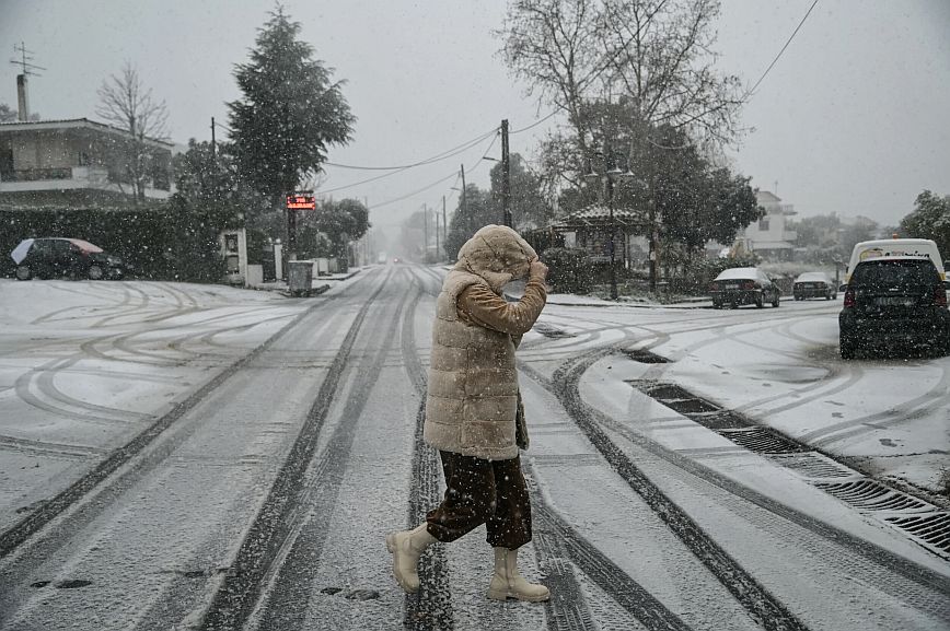 Κακοκαιρία Barbara &#8211; Μαρουσάκης: Mεγάλος όγκος χιονόπτωσης στο μεγαλύτερο μέρος της Αττικής