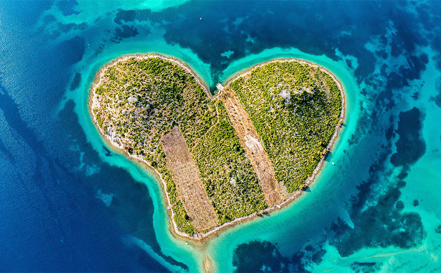 Πωλείται τμήμα νησιού της Κροατίας σε σχήμα καρδιάς &#8211; Εκεί γιόρτασε τα 39α γενέθλιά της η Μπιγιονσέ