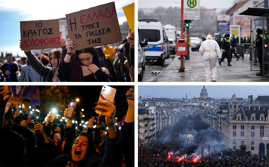 Η Ελλάδα στους δρόμους για τα Τέμπη με σύνθημα «Ποτέ ξανά» &#8211; Το μακελειό στη Γερμανία και η Παγκόσμια ημέρα της Γυναίκας