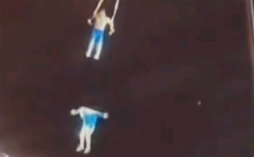 Τρομακτικό βίντεο με Κινέζα ακροβάτισσα που πέφτει στο κενό και σκοτώνεται την ώρα της παράστασης