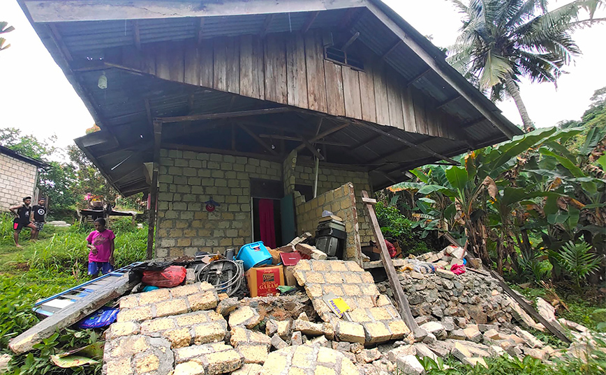 Σεισμός 7 Ρίχτερ στην Παπούα Νέα Γουινέα: Επτά νεκροί και 17 τραυματίες