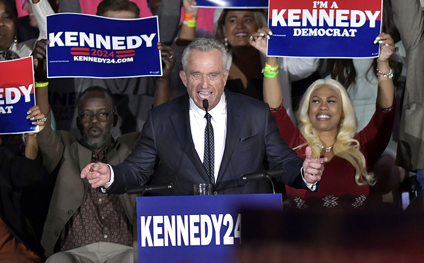 Το «αουτσάιντερ» Ρόμπερτ Κένεντι θα είναι υποψήφιος για το χρίσμα των Δημοκρατικών στις προεδρικές εκλογές του 2024