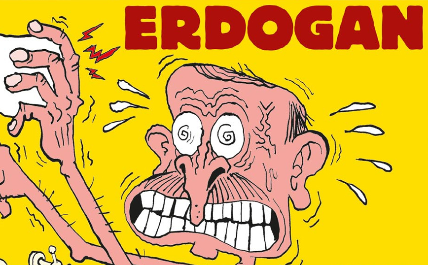 «Μόνο η μοίρα μπορεί να τον εξαφανίσει»: Έξαλλοι στην Τουρκία για το σκίτσο της Charlie Hebdo με τον Ερντογάν