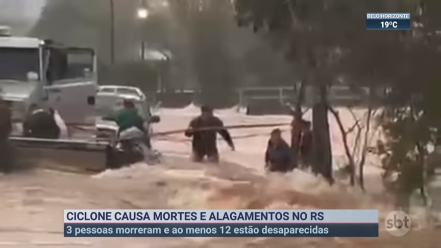Βραζιλία: Τουλάχιστον τρεις νεκροί από τον κυκλώνα που έπληξε το νότιο τμήμα της χώρας