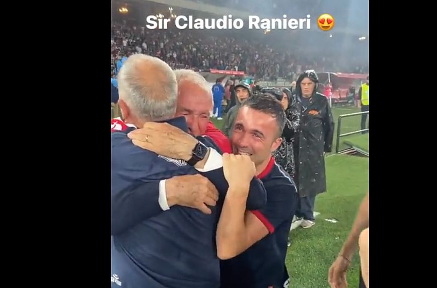 Κλαούντιο Ρανιέρι: Ξέσπασε σε κλάματα ο 71χρονος προπονητής μετά την άνοδο της Κάλιαρι στη Serie A