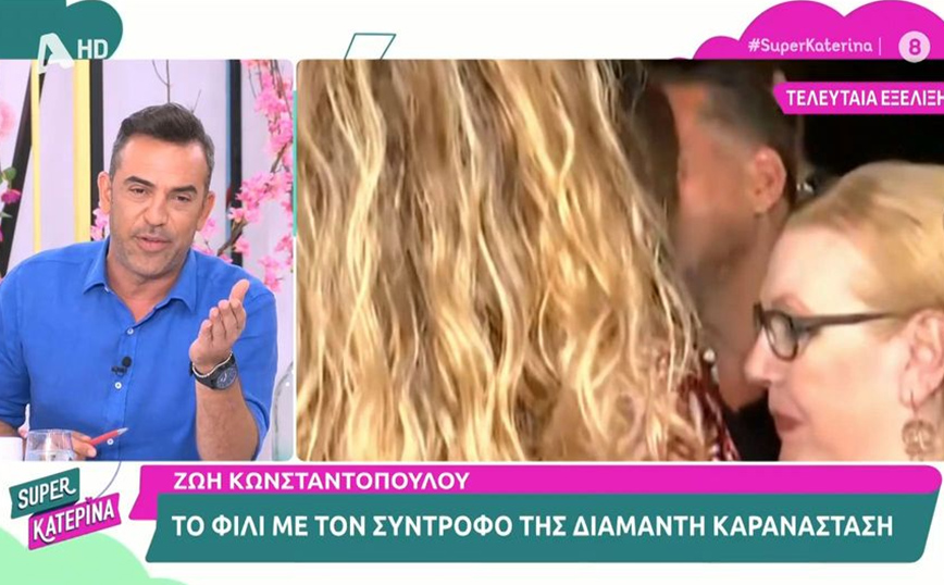 Το τρυφερό φιλί της Ζωής Κωνσταντοπούλου στον σύντροφό της για τη νίκη του κόμματός της στις εκλογές