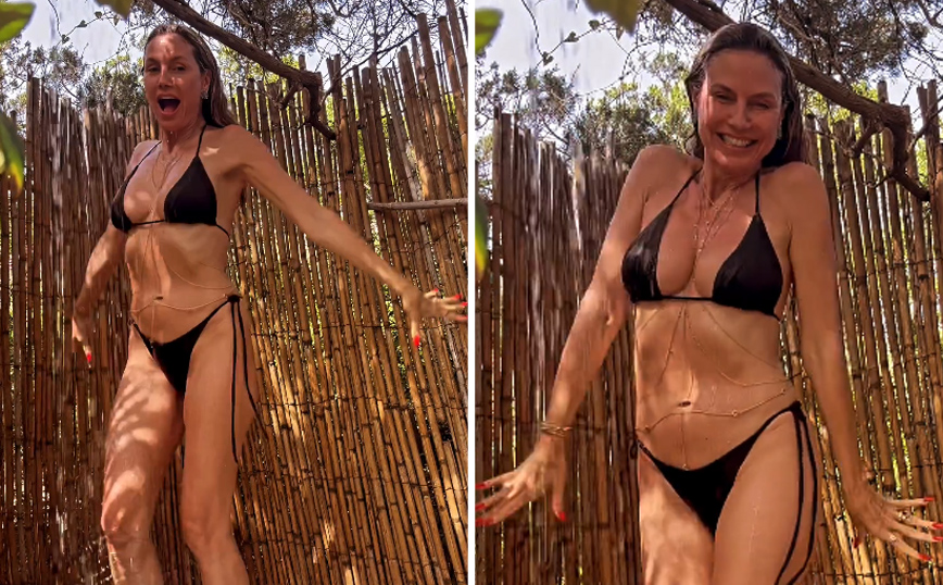 Η Χάιντι Κλουμ κάνει ντους με παγωμένο νερό και βάζει «φωτιά» στο Instagram με το βίντεό της