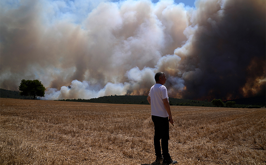 Βασιλακόπουλος: Επικίνδυνες οι φωτιές για τη δημόσια υγεία &#8211; Φοράμε μάσκα, κλείνουμε παράθυρα και βάζουμε κλιματιστικό