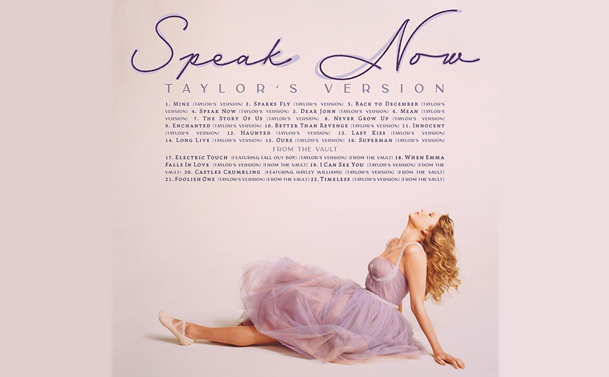 Η Τέιλορ Σουίφτ γράφει ιστορία &#8211; Το άλμπουμ της «Speak Now» έκανε ντεμπούτο στο Νο. 1 του chart με τα 200 κορυφαία