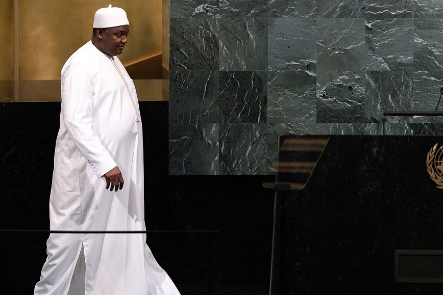 Ο πρόεδρος της Γκάμπιας ανέστειλε όλα τα ταξίδια των κυβερνητικών στελεχών στο εξωτερικό