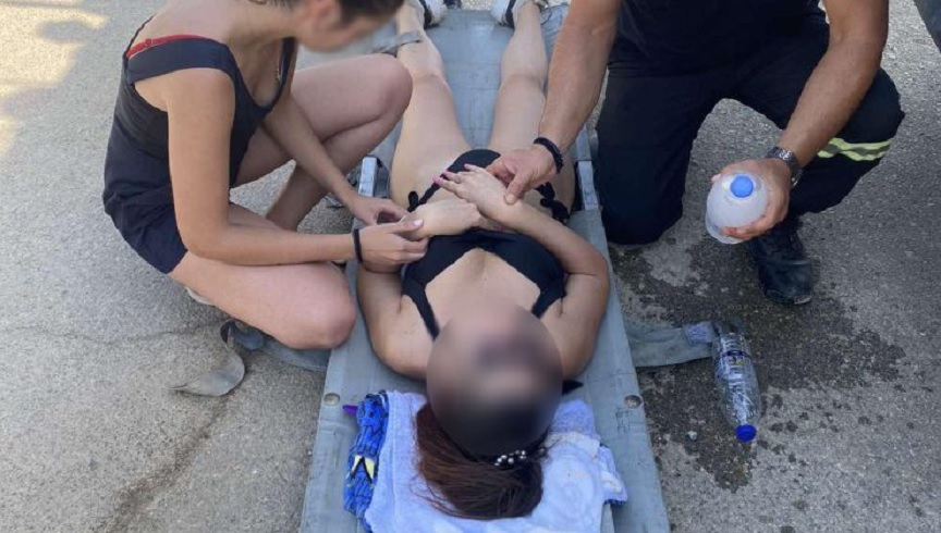 Σε περιπέτεια εξελίχθηκε η πεζοπορία για 45χρονη τουρίστρια στην Πρέβελη – Τραυματίστηκε και την παρέλαβε ασθενοφόρο