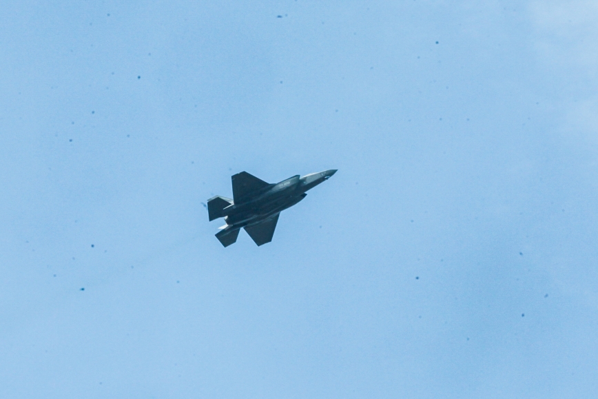 Στον αττικό ουρανό τρία αμερικανικά αεροσκάφη F-35