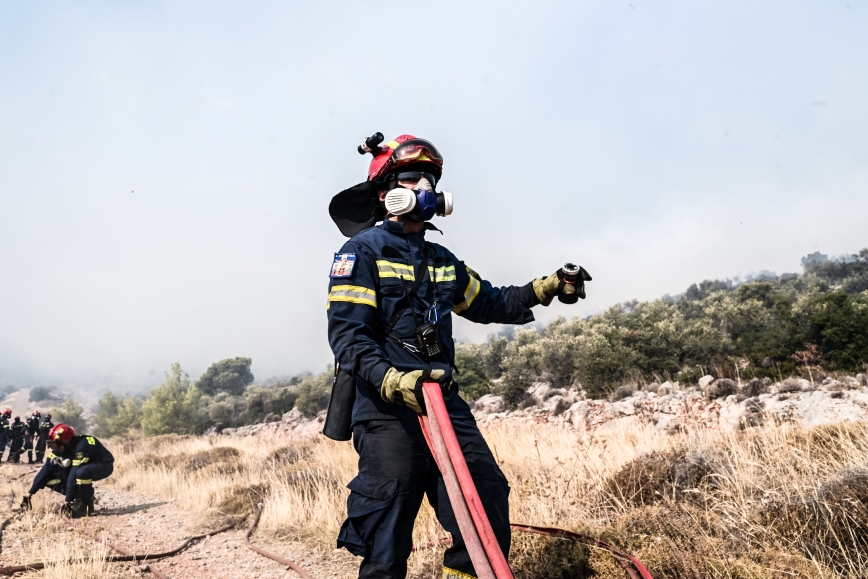Εκκένωση της περιοχής Κασσιτέρα εξαιτίας της φωτιάς στη Ροδόπη