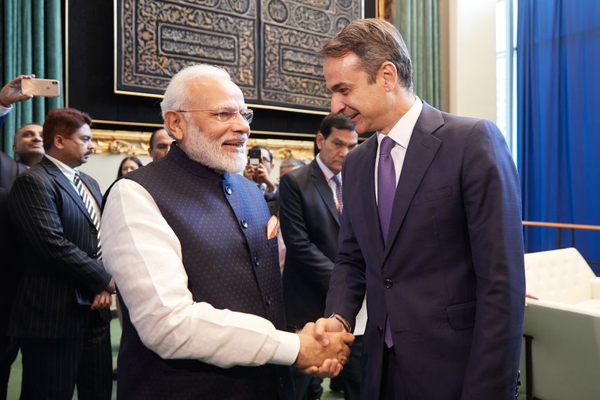 Μητσοτάκης στους Times of India: «Ελλάδα και Ινδία, μια φιλία χιλιετιών που γίνεται ισχυρότερη»