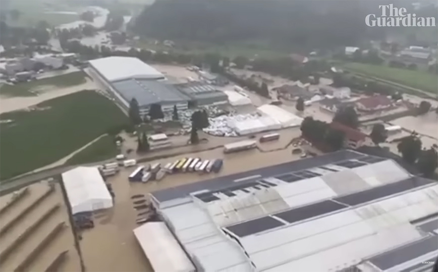 Τρεις νεκροί από τις καταρρακτώδεις βροχές και πλημμύρες στην Σλοβενία &#8211; Εκκενώνονται περιοχές