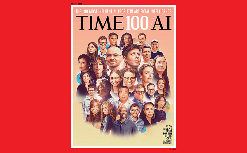 Το νέο εξώφυλλο του περιοδικού Time: «Οι 100 άνθρωποι με τη μεγαλύτερη επιρροή στην τεχνητή νοημοσύνη»