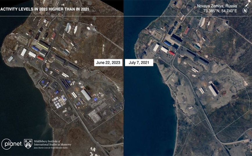 Αυξημένη δραστηριότητα σε τοποθεσίες πυρηνικών δοκιμών σε Ρωσία, Κίνα και ΗΠΑ &#8211; Δείτε δορυφορικές εικόνες