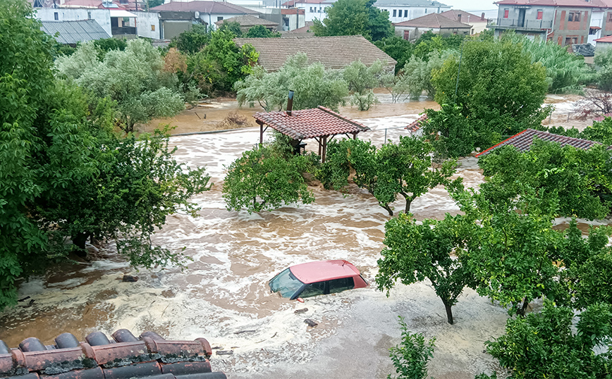 Η βροχόπτωση της κακοκαιρίας Daniel ξεπέρασε αυτή του μεσογειακού κυκλώνα Ιανού