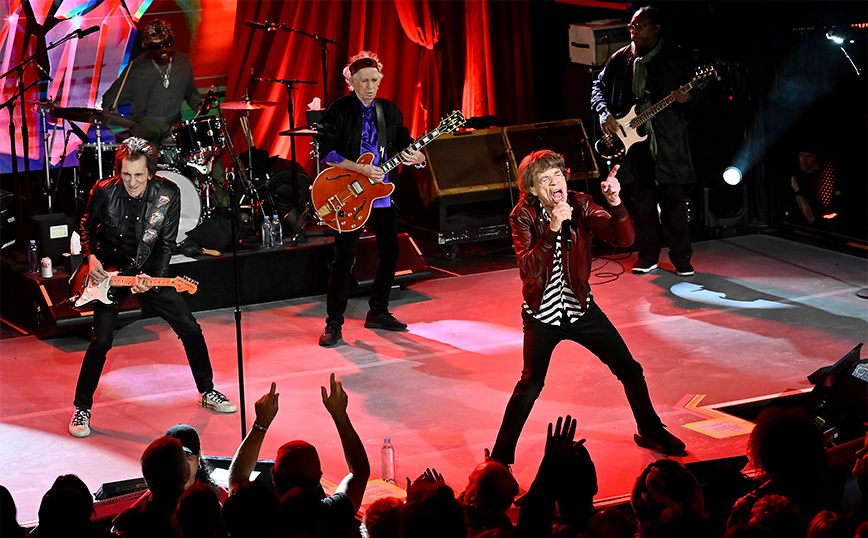 Οι Rolling Stones γιόρτασαν το πρώτο άλμπουμ τους μετά από 18 χρόνια με ένα πάρτι στη Νέα Υόρκη
