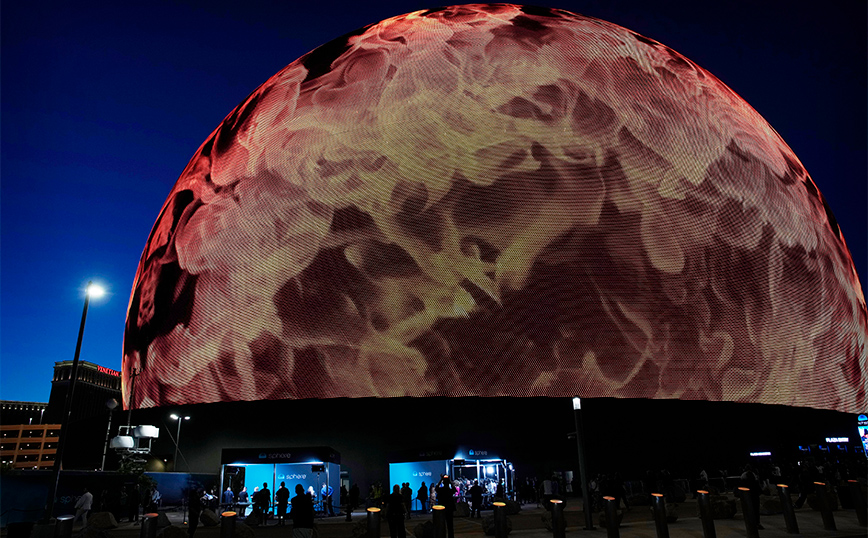 Ένα θαύμα της μηχανικής: Το Sphere στο Λας Βέγκας είναι η μεγαλύτερη σφαιρική κατασκευή στον κόσμο