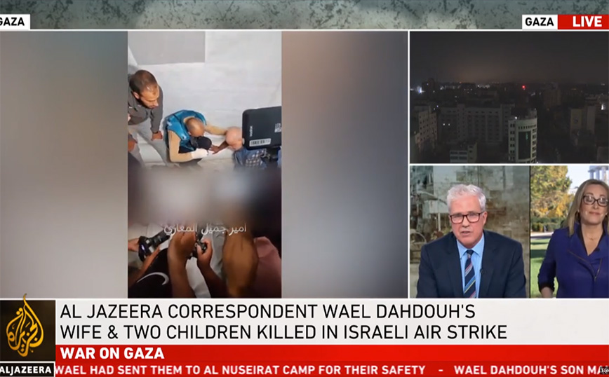 Ξεκληρίστηκε σε βομβαρδισμό η οικογένεια ανταποκριτή του Al Jazeera στη Γάζα &#8211; Η στιγμή που ο δημοσιογράφος αντικρίζει τα άψυχα κορμιά τους