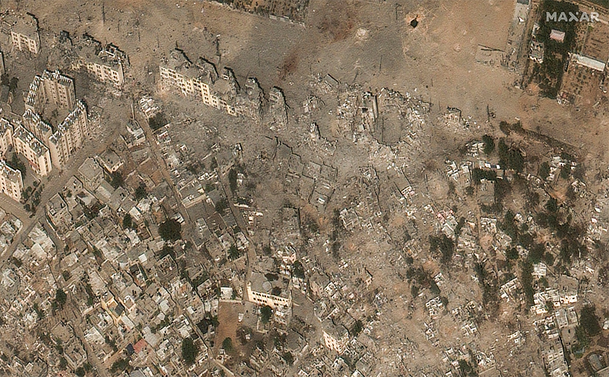 Το πριν και το μετά τους ισραηλινούς βομβαρισμούς στη Γάζα σε δορυφορικές εικόνες