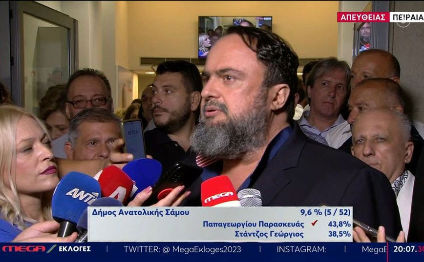 Βαγγέλης Μαρινάκης: Από τα αποτελέσματα που έχουμε μέχρι τώρα μιλάμε για μία μεγάλη νίκη του «Πειραιά Νικητή»