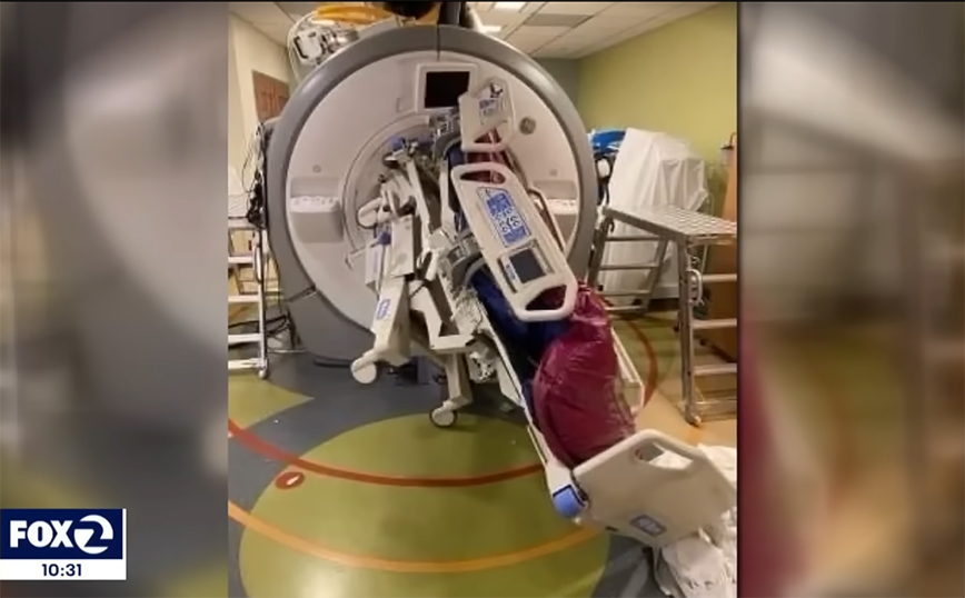 Μαγνητικός τομογράφος κατάπιε νοσοκόμα και ρούφηξε κρεβάτι ασθενή