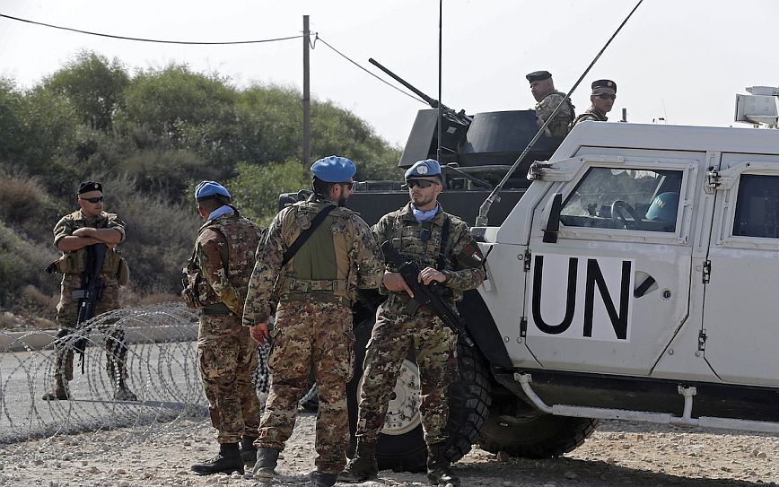 Κυανόκρανος του ΟΗΕ τραυματίστηκε στα σύνορα του Λιβάνου με το Ισραήλ