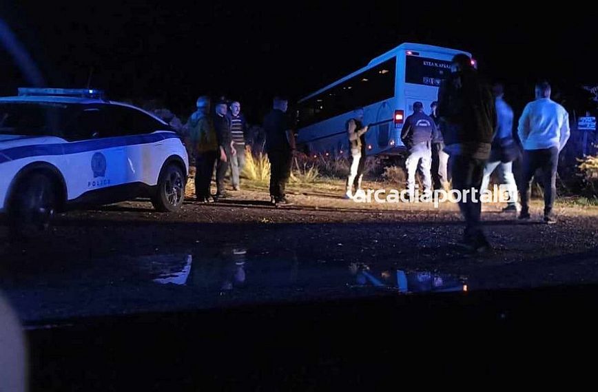 Θρίλερ στην Αρκαδία: Οδηγός ΚΤΕΛ έπαθε ανακοπή και έχασε τον έλεγχο του λεωφορείου του &#8211; Οι δύο επιβάτες κατέβηκαν