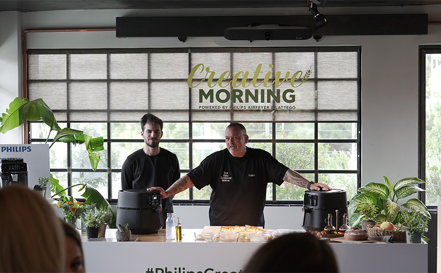 Ένα πρωινό γεμάτο εκπλήξεις με την Philips και πρωταγωνιστές το Airfryer XXL Connected και τη νέα μηχανή espresso LatteGo!