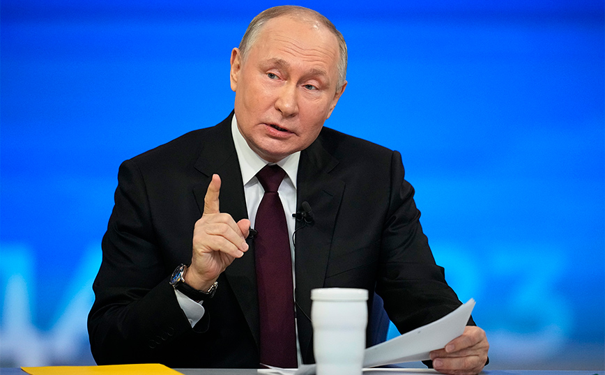 Μήνυμα Πούτιν σε Ουκρανία, ΗΠΑ και ΕΕ: «Ο πόλεμος θα τερματιστεί όταν επιτευχθούν οι στόχοι μας»