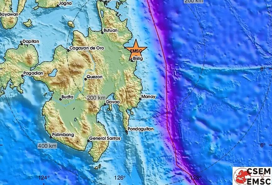 Ισχυρός σεισμός σεισμός στις Φιλιππίνες &#8211;  Προειδοποίηση για τσουνάμι