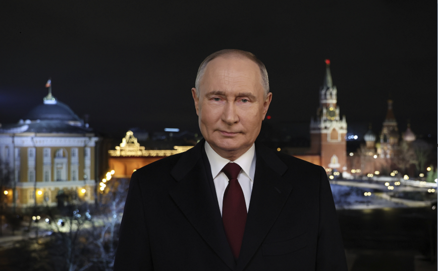 «Ο κλώνος του Πούτιν ευχήθηκε στους Ρώσους για το 2024» υποστηρίζει το Newsweek