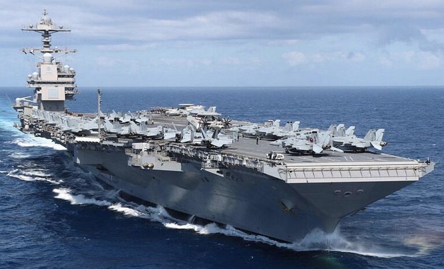 Το αμερικανικό αεροπλανοφόρο USS Gerald R. Ford επιστρέφει τις επόμενες ημέρες στις ΗΠΑ