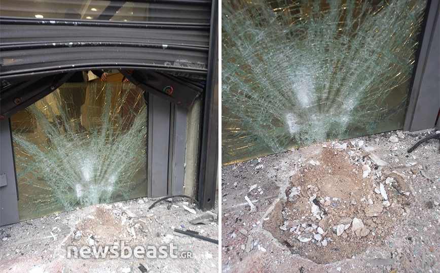 Έκρηξη βόμβας σε τράπεζα στα Πετράλωνα &#8211; Άνοιξε κρατήρας στο σημείο