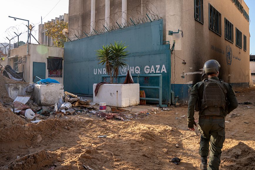 Γάζα: Ο ισραηλινός στρατός λέει ότι εντόπισε τούνελ της Χαμάς κάτω από τα γραφεία της Unrwa