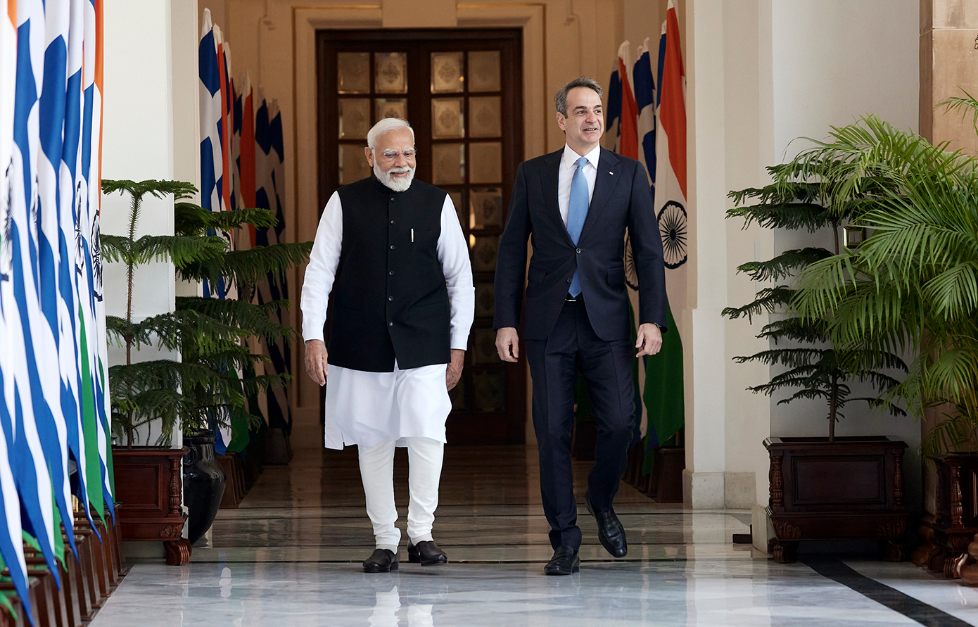 Μητσοτάκης σε Μόντι: Η Ελλάδα είναι η πύλη της Ινδίας προς την ΕΕ &#8211; Να ενδυναμώσουμε περισσότερο τις σχέσεις μας