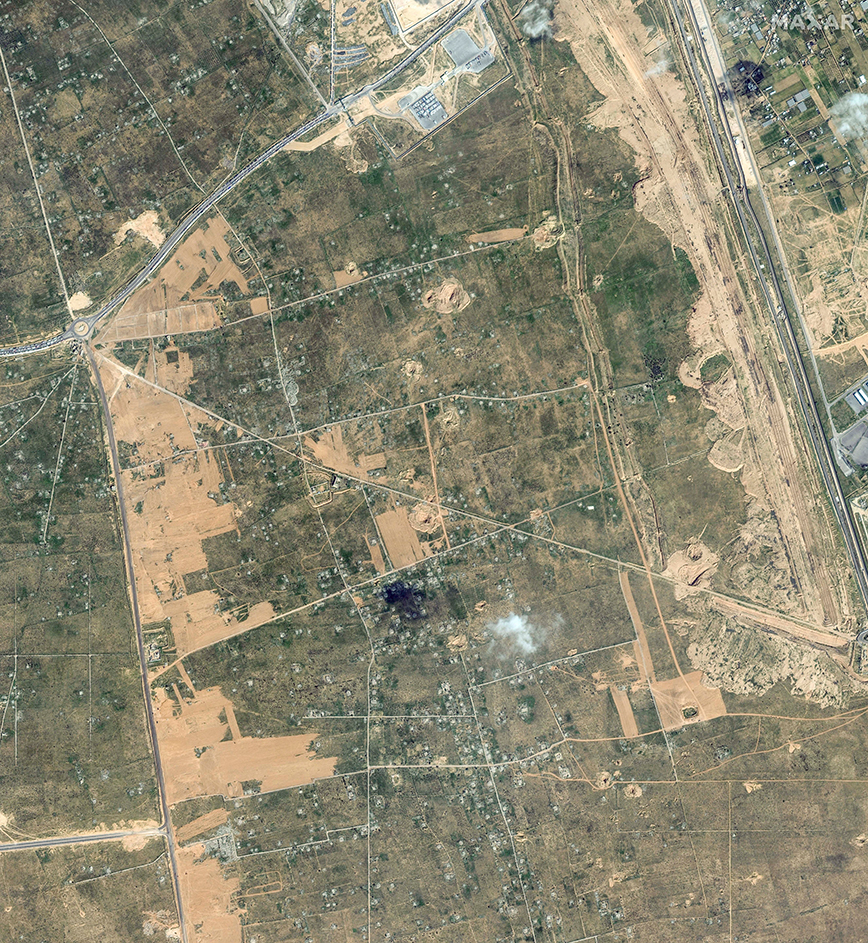 Δορυφορικές φωτογραφίες από το τείχος που κατασκευάζει η Αίγυπτος στα σύνορα με τη Λωρίδα της Γάζας