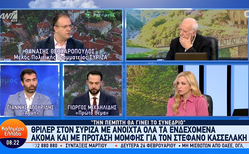 Δεν τέθηκε ζήτημα πρότασης μομφής κατά του Στέφανου Κασσελάκη, λέει ο Θανάσης Θεοχαρόπουλος