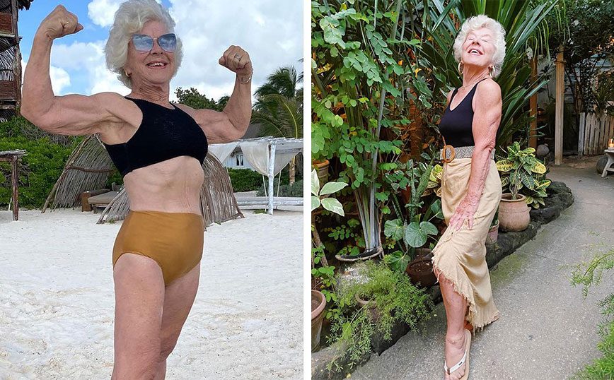 Σε ηλικία 77 ετών έγινε bodybuilder και influencer &#8211; Λένε ότι είναι πιο όμορφη από την κόρη της