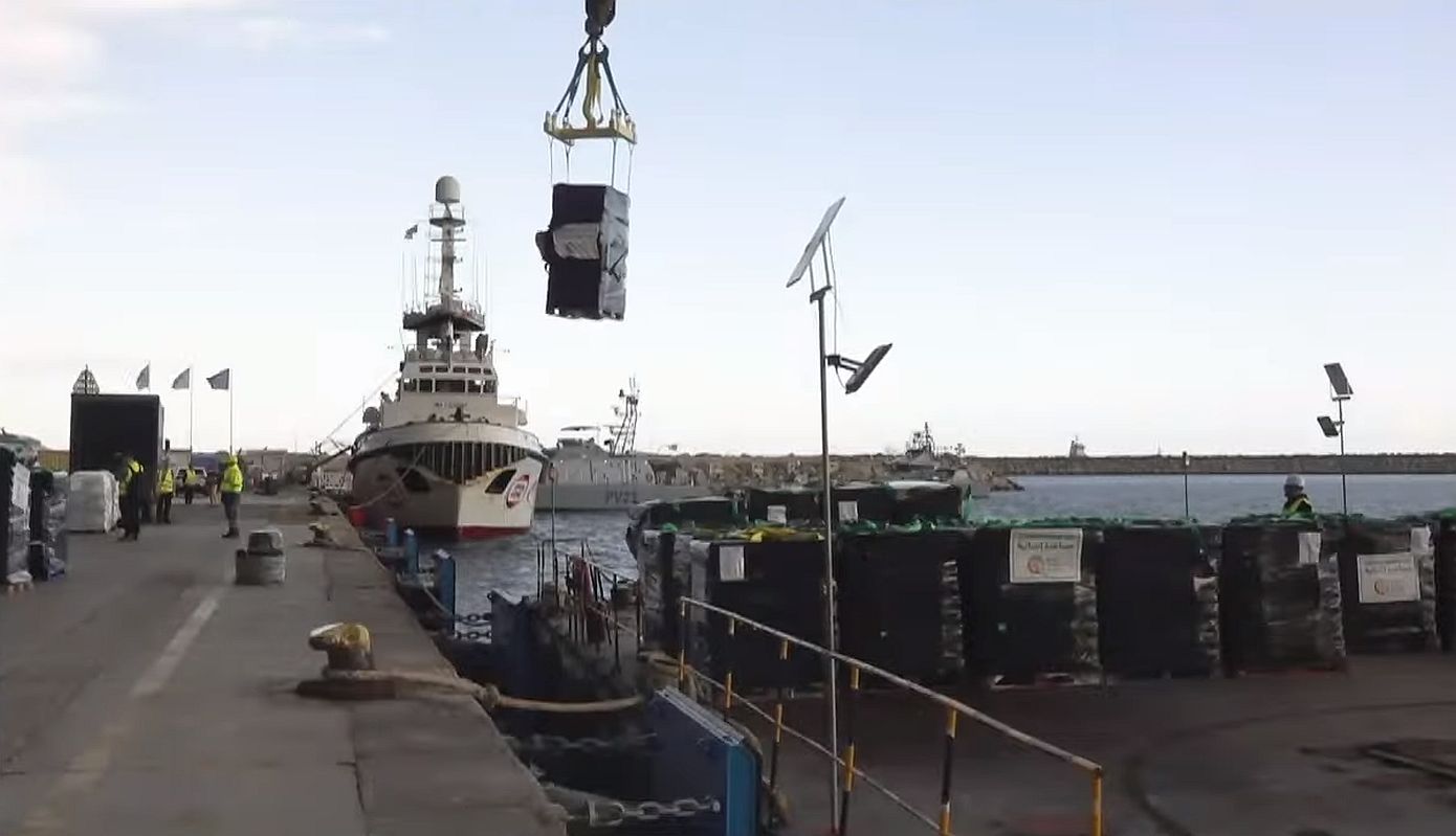 Κύπρος: Δεύτερο πλοίο φορτωμένο με ανθρωπιστική βοήθεια είναι έτοιμο για άμεση αναχώρηση από το λιμάνι της Λάρνακας