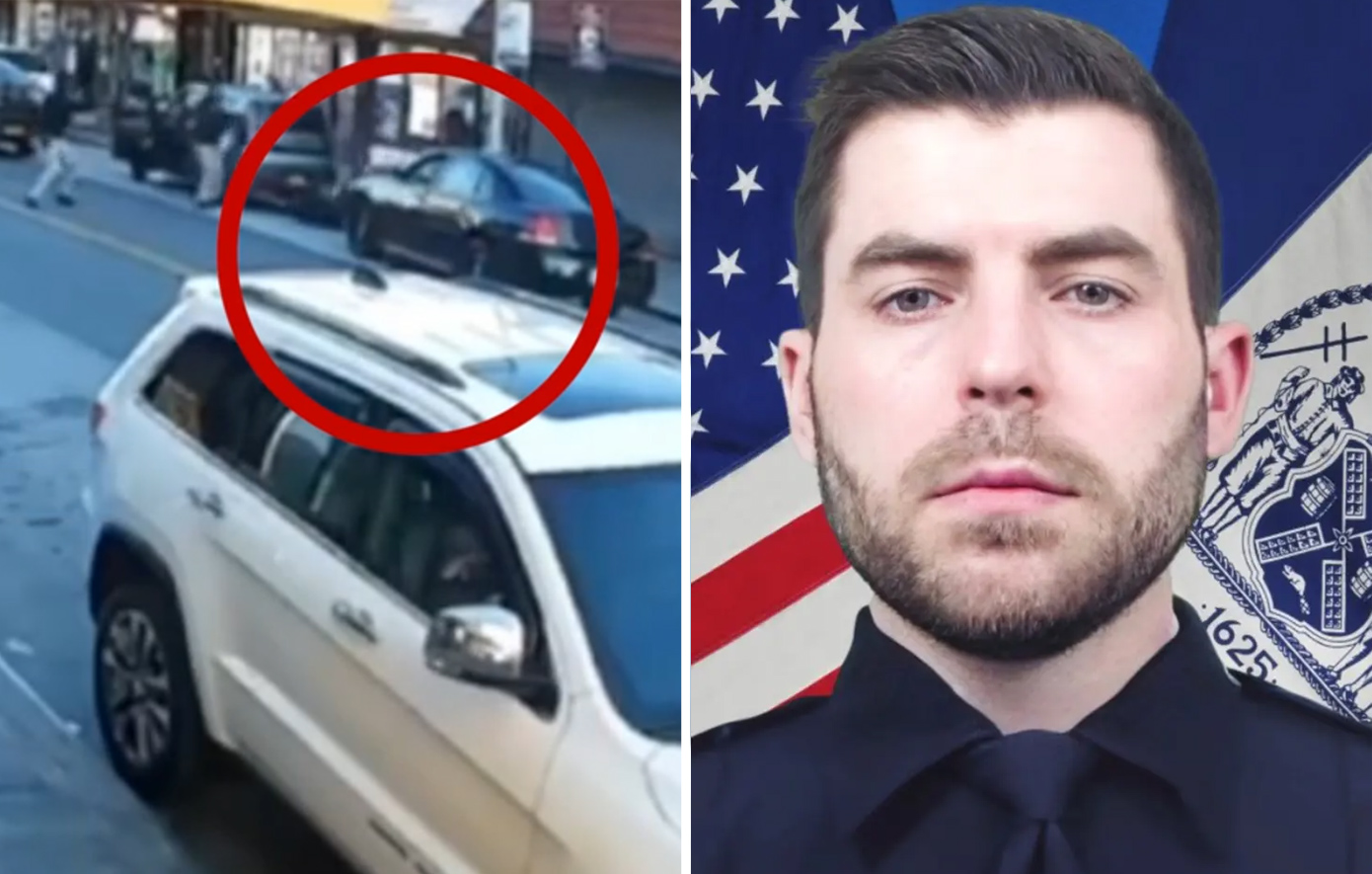 Η στιγμή που αστυνομικός πέφτει νεκρός από πυρά μετά από έλεγχο σε αυτοκίνητο &#8211; «Ωχ Θεέ μου»